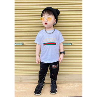 ชุดเซตเด็กเสื้อ+กางเกงขายาว สุดเท่ห์⚡️💓