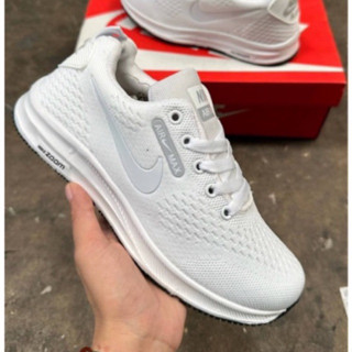 รองเท้า Nike Air zoom white 🌲🔥 รองเท้าสีขาว รองเท้าทำงาน รองเท้าวิ่ง gradeB