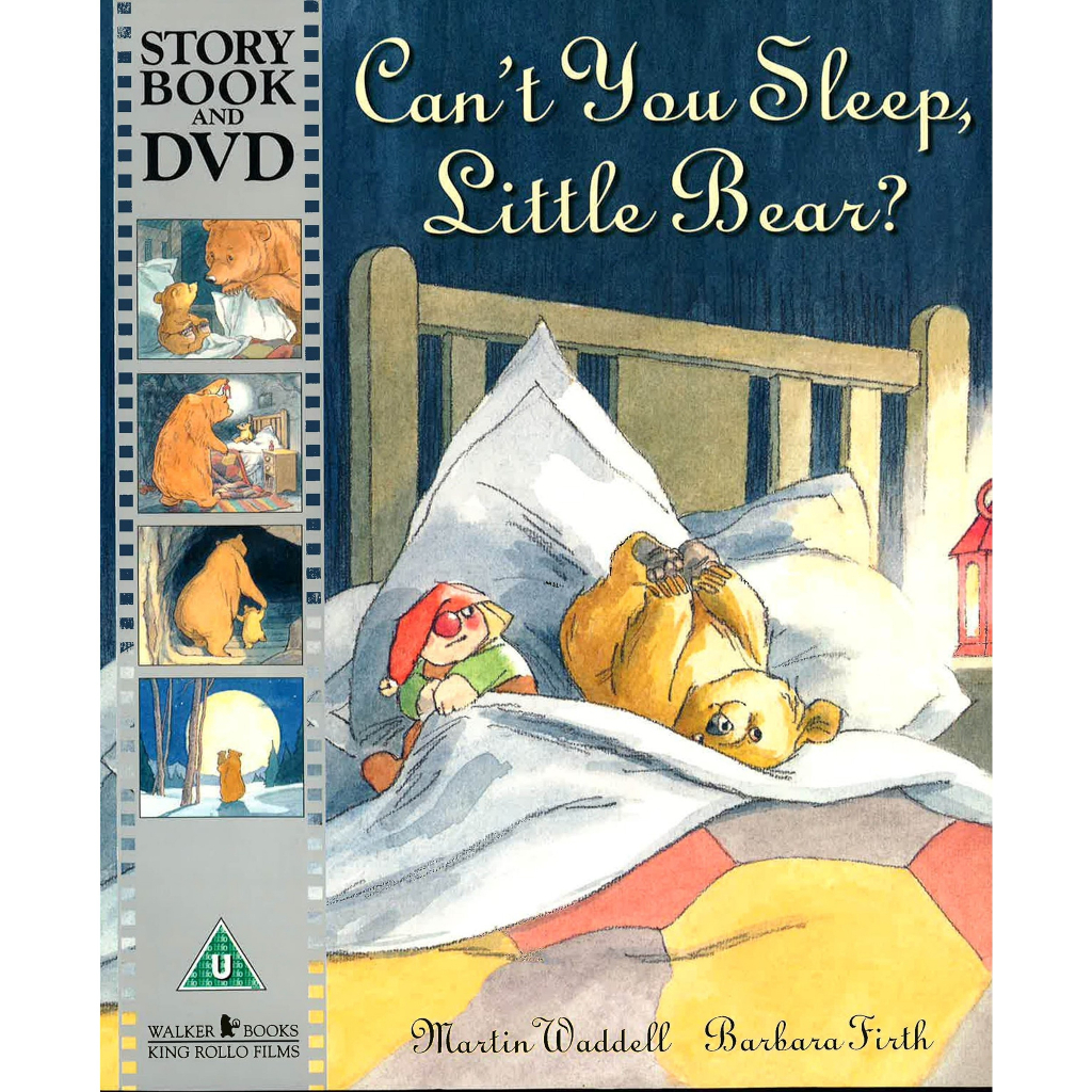 Story Book And DVD: Can't You Sleep, Little Bear? หนังสือเด็ก นิทานภาพ+แผ่นDVD ภาษาอังกฤษ ปกอ่อน #59114 [X]