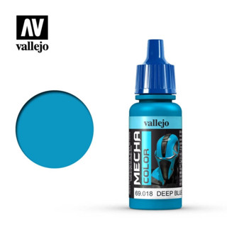 Vallejo Mecha Color 69.018 Deep Blue 17ml 8429551690188 (สี)