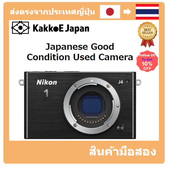 【ญี่ปุ่น กล้องมือสอง】[Japanese Used Camera]Nikon Mireless SLR NIKON1 J4 Body Black J4BK