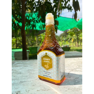 🍯น้ำผึ้งป่าเดือน 5 แท้ 🍯 เกรดพรีเมี่ยม❗️ตรา ฮันนี่ควีน แพ็คเกจใหม่ขวดบีบฝาคลิ๊ปล๊อค✅ชุด 1 ขวด