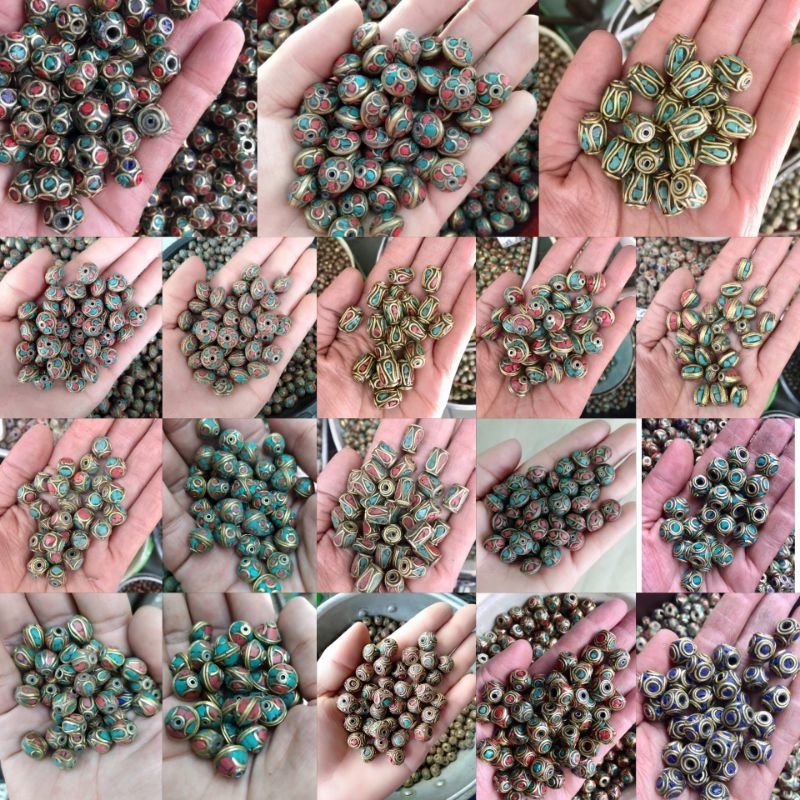 ลูกปัดเม็ดละ 19 บาท  ทิเบต เนปาล