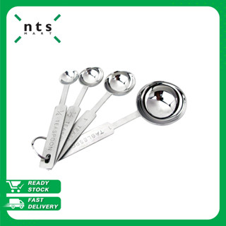 NTS MEASURING SPOONS ช้อนตวงแสตนเลส รุ่น  NTS1-MS-4S2