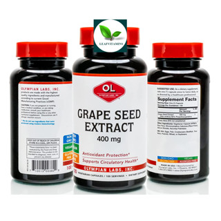 Olympian Labs Grape Seed Extract Naturopathic (400mg) / 100 Capsules