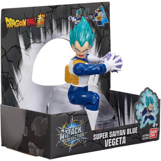 BANDAI Dragon Ball Attack Collection Super Saiyan Blue Vegeta Action Figure (17 cm)