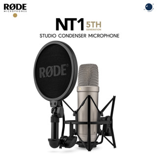 Rode NT1 5th Generation Studio Condenser Microphone - Sliver ประกันศูนย์ 2 ปี