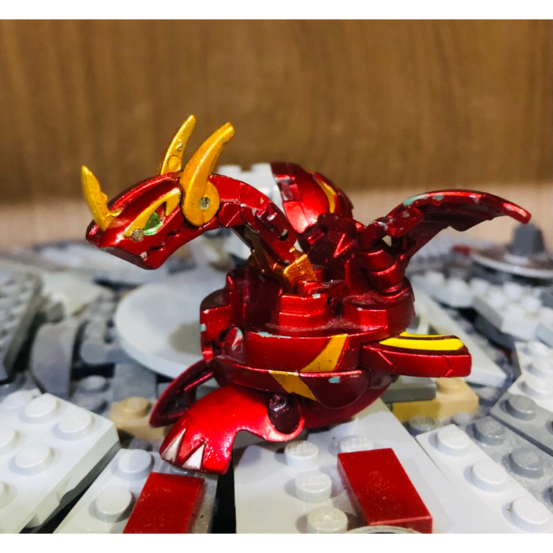 Bakugan Red Pyrus Neo Dragonoid Vortex - Special Attack ( Metallic custom Painted )  #บาคุกัน