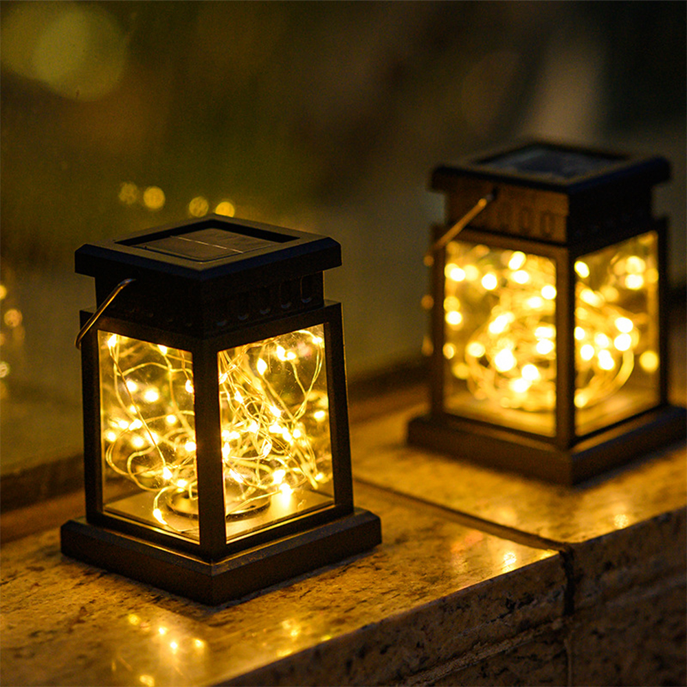 โคมไฟโซล่าเซลล์ candle light ไฟเทียน รูปทรงตะเกียง ไฟปักสนาม โคมไฟพลังงานแสงอาทิตย์ Solar light 1 LED รูปที่ 4