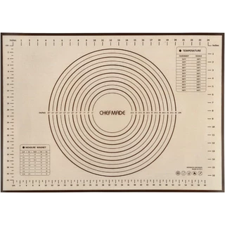 chefmade แผ่นซิลิโคนรองนวด รองอบ Silicone non-slip dough rolling and baking mat