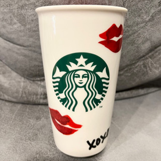 Starbucks Lip Ceramic Double Wall Traveler 12oz