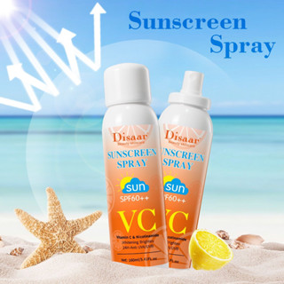 Disaar sunscreen spray ใบหน้า ครีมกันแดด 160ml SPF 60 pa++++