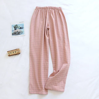 🇹🇭กางเกงใส่นอนผ้าฝ้ายออเเกนิคใส่สะบายไม่ระคายผิว[M018]
