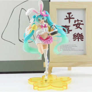 Miku Hatsune โมเดลฟิกเกอร์การ์ตูนอนิเมะญี่ปุ่น PVC