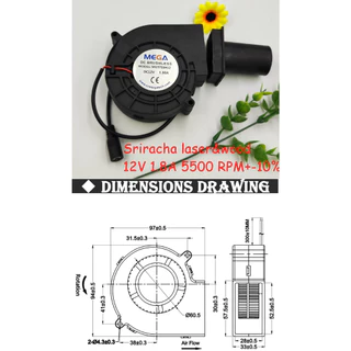 พัดลมคอมพิวเตอร์ พัดลมระบายความร้อน 8025USB, 9225,12025/DC 12-24V, 9733 พัดลมโซล่าเซล พัดลมรอบสูง รับประกัน 3เดือน