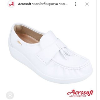 รองเท้าพยาบาลเพื่อสุขภาพยี่ห้อaerosoftแอโร่ซอฟรุ่น9091size35-44