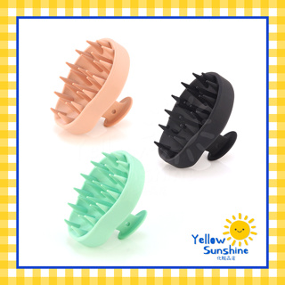 แปรงสระผมซิลิโคน 100% รุ่น Stress Reliever แปรงนวดหนังศีรษะข…