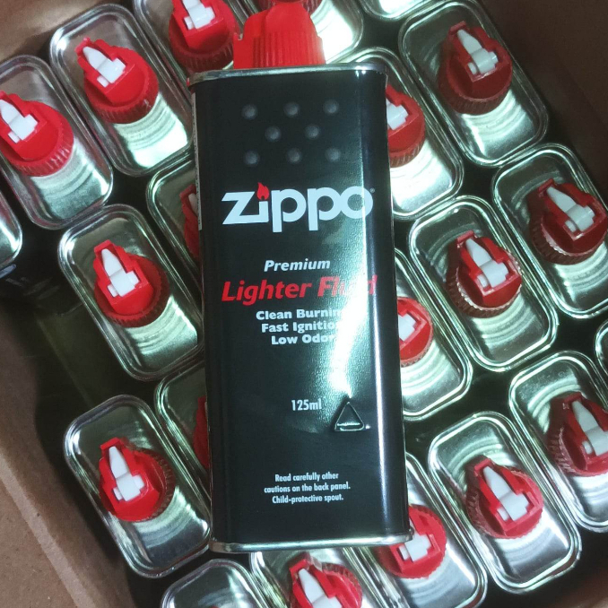 น้ำมัน Zippo ของแท้ 💯% ขนาด 125ml. Zippo liquid🔥🔥🔥