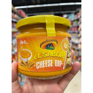 เชดด้า ชีส ดิพ (ซอสสำหรับจิ้มรสชีส)ตราเอลซาบอล) CHEDDAR CHEESE DIP (EL SABOR BRAND) ซอสจิ้มมันฝรั่งรสชีส ซอสจิ้มรสชีส