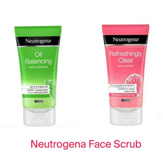 Neutrogena Refreshingly Clear daily exfoliator ล้างหน้าผสมสครับผิว