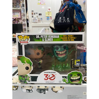 Funko POP !  Movie Dr. Peter Venkman (Slimed) &amp; Slimer (Metallic), Ghostbusters 30th Anniversary | ฟันโก๊ะ ป๊อบ