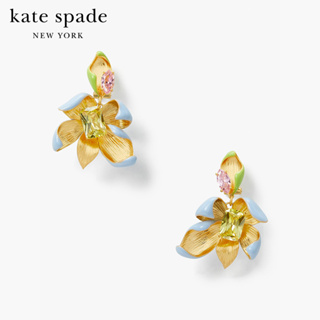 KATE SPADE NEW YORK FLORAL FRENZY DROP EARRINGS KC160 ต่างหู