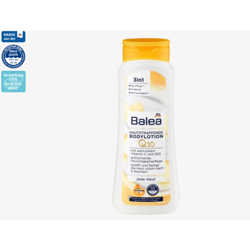 Balea 🇩🇪โลชั่นบำรุงผิว Q10 400 มล. Balea Bodylotion Q10, 400 ml