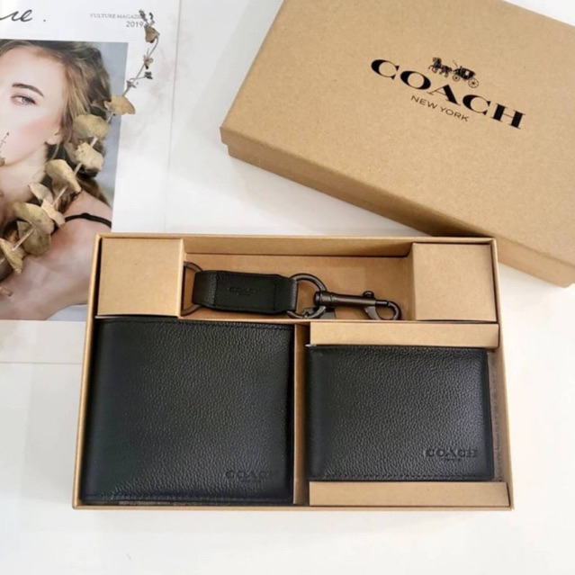 ✴️แท้ 💯% BOXED COMPACT ID WALLET GIFT SET F37885/F37944/F41346