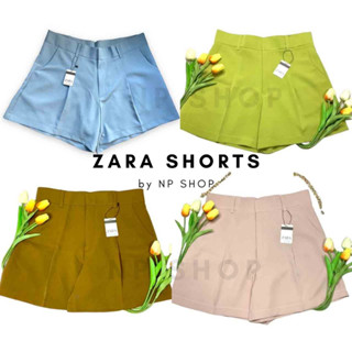 01🛍 กางเกงขาสั้น ZARA สาวอวบอ้วน (รับประกันผ้าสวยเก็บทรง100%) เอว 32 34 36 38 40 สิ้นค้าตกปก100%