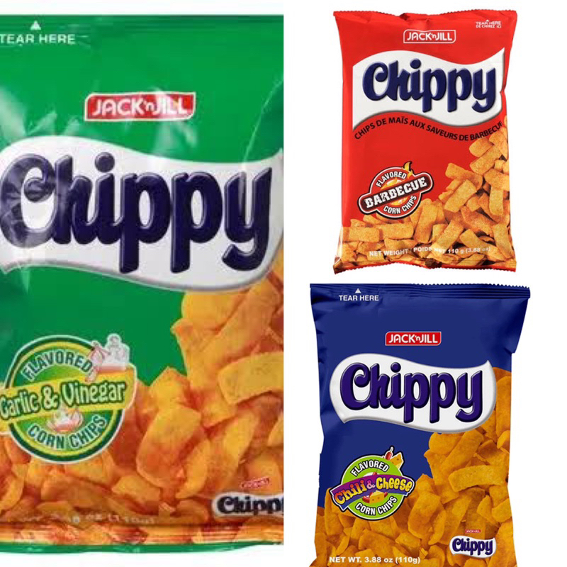 ขนมฟิลิปปินส์ Jack n’Jill Chippy มี2รส บาร์บีคิว&ชีสเผ็ด