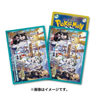 [Pokemon Japan] Sleeve - ลาย TRAINERS Salon!! ลิขสิทธิ์แท้ Pokémon Center สลีฟ, ซองการ์ด