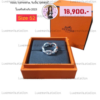 👜: Hermes Ring Size 52‼️ก่อนกดสั่งรบกวนทักมาเช็คสต๊อคก่อนนะคะ‼️