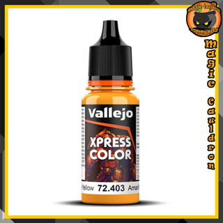 Imperial Yellow Xpress 18ml. New Vallejo Game Color Xpress สีอะคริลิคสูตรน้ำ