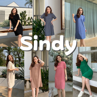 93FAVORS | "Sindy" เดรสคอกลมแขนสั้น เดรสทำงาน รุ่นนี้ไม่ต้องรีด