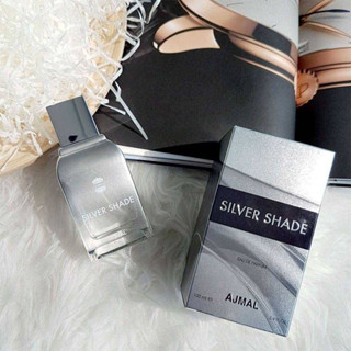 Ajmal Silver Shade Eau De Parfum 100 ml. ( กล่องซีล ) New