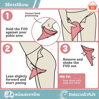 📍ราคาส่ง [ พร้อมส่งจากไทย ] กรวยปัสสาวะ ที่ยืนปัสสาวะ กรวยยืนฉี่ สำหรับผู้หญิง Female standing cones ที่ฉี่ รองฉี่