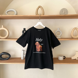 Holy Baby Oversize เสื้อโอเวอร์ไซส์ลายน้องหมาพุดเดิ้ล