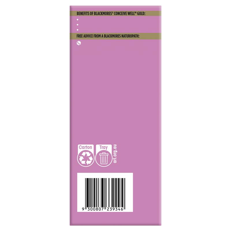 Blackmores Conceive Well Gold Preconception Vitamin 28 รูปที่ 5