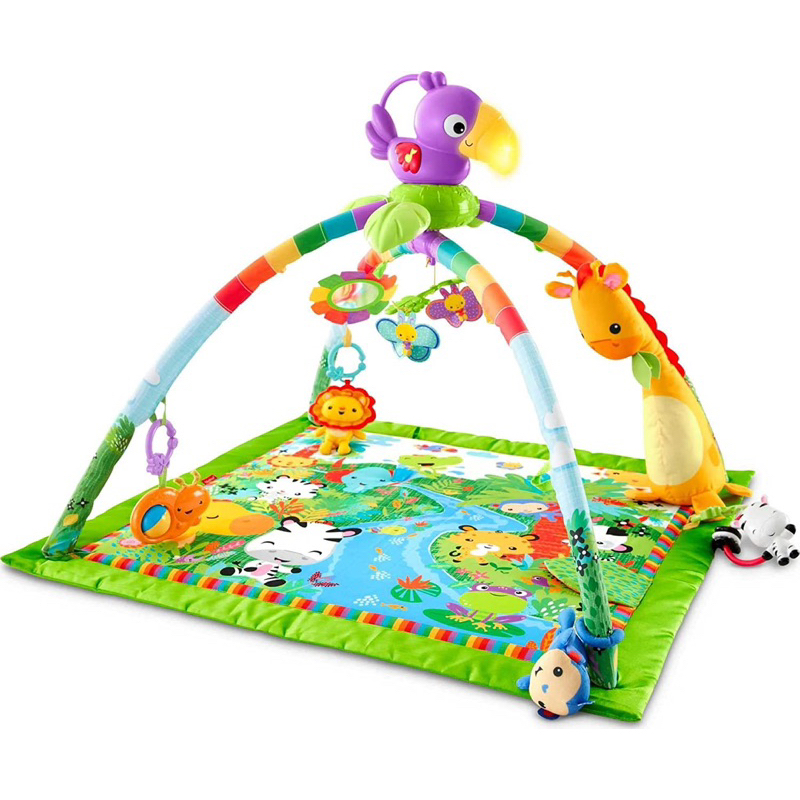 เบาะรองนอนรุ่น เพลยิม Play Gym Fisher-Price Rainforest Music & Lights Deluxe Gym