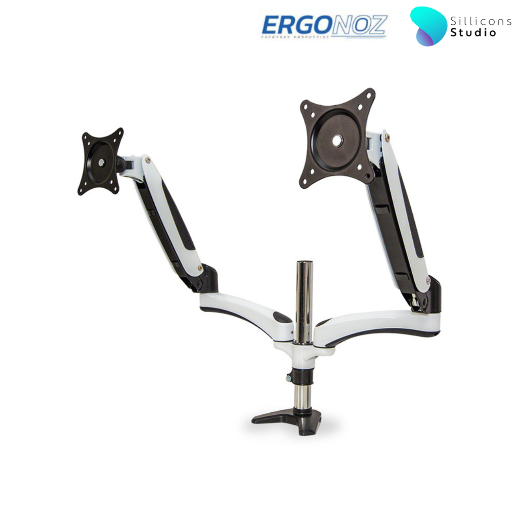 ERGONOZ ขาตั้งจอคอม แขนจับจอ ขาตั้งจอ ขาตั้งจอคอมพิวเตอร์ Monitor Arm รุ่น METALIC สำหรับจอ 15-34 นิ