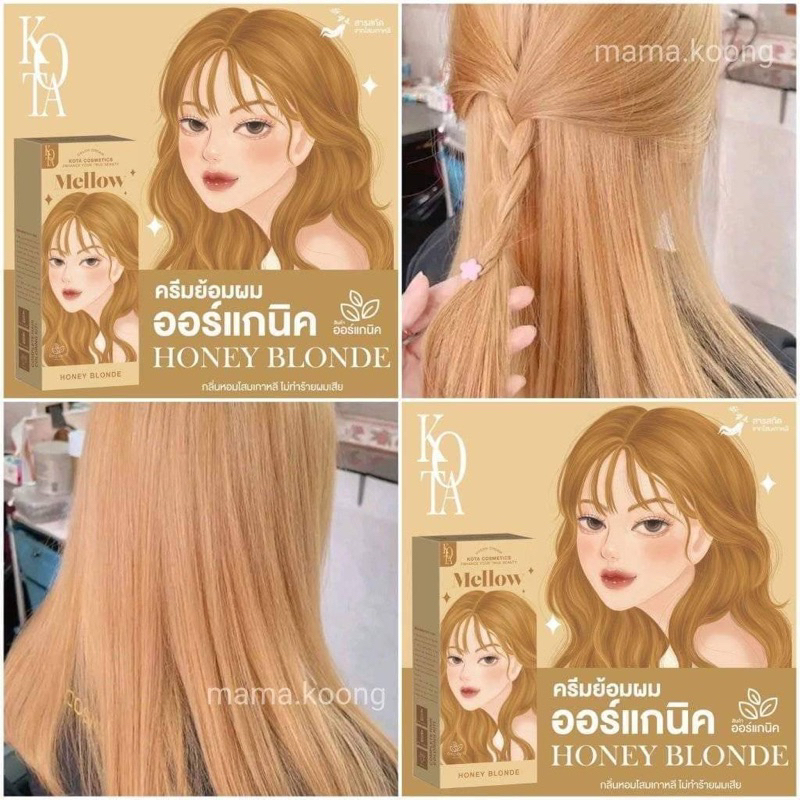 (🌟พร้อมส่ง | ของแท้ 💯)ครีมย้อมผม organic KOTA 9 สี✨