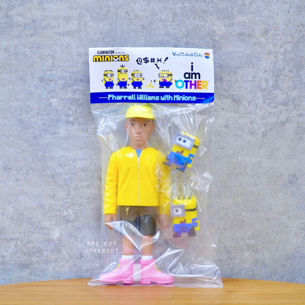MEDICOM TOY (VCD) x i am OTHER : Pharrell Williams with Minions [New]
