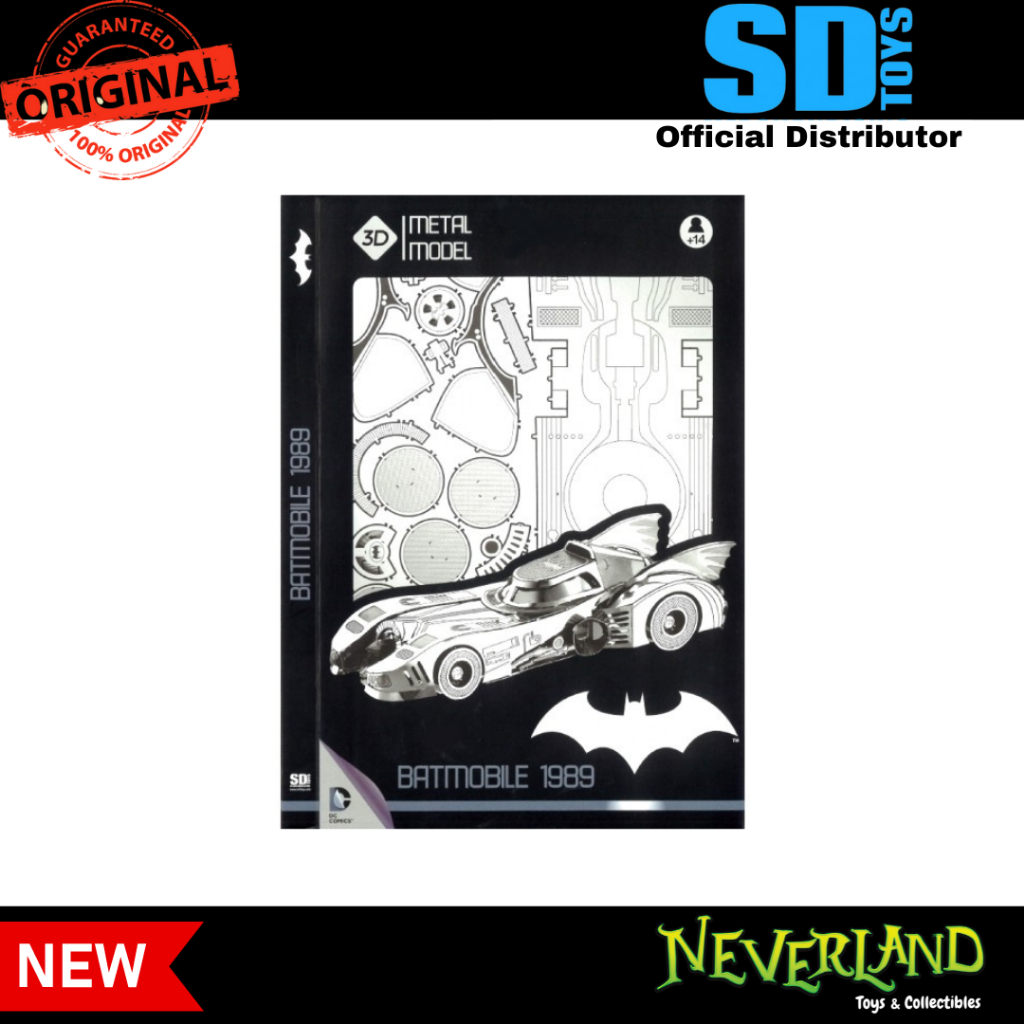 SD Toys DC Universe - 3D Metal Model Kit 1966 Batmobile 25 cm Super Size