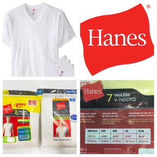 Hanes ของแท้นำเข้าจากอเมริกา ผ้าบาง คอวี