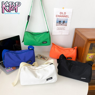 KOREA(KR1807) กระเป๋าผ้าไนล่อน JINNIAN สีสันสดใสมี  5 สี