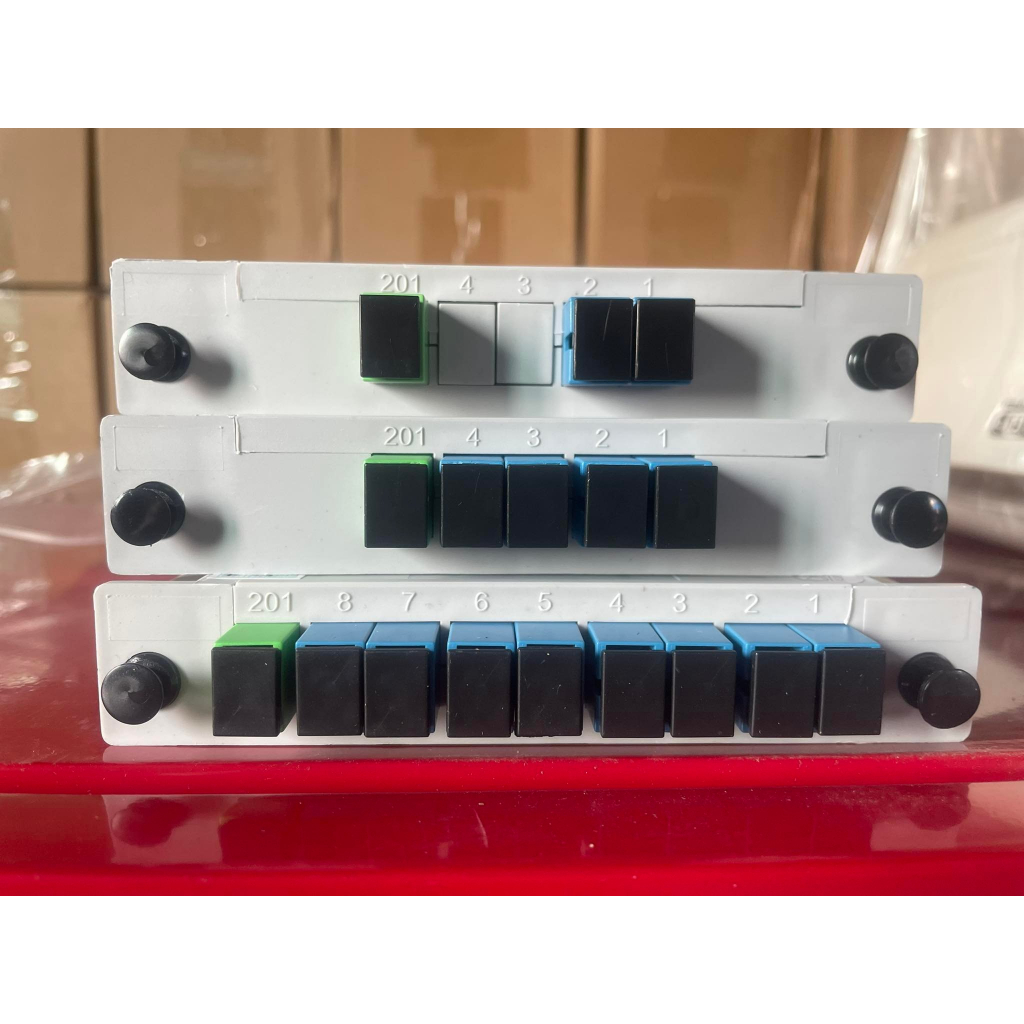 PLC SC Splitter  1:2, 1:4, 1:8 UPC