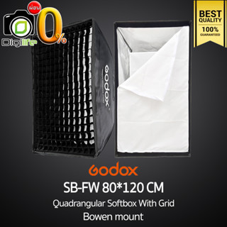 Godox Softbox SB-FW 80*120 cm. With Grid  [ Bowen Mount ] วิดีโอรีวิว , Live , ถ่ายรูปติบัตร , สตูดิโอ