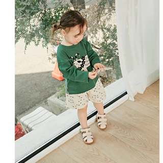 Littlebluelamb ✨รองเท้าหัดเดิน หนังแท้ Sandals(BB225129-130) เสริมวัสดุ support ข้อเท้า กันลื่น เท้าอูมใส่ได้