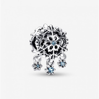 [พร้อมส่ง สินค้าแท้ 💯] Pandora Icy Snowflake Drop Charm