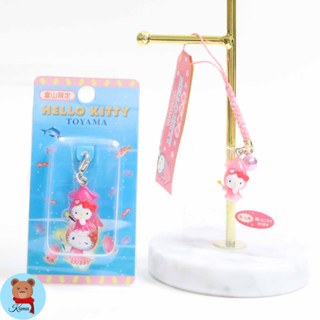 toyama Hello Kitty Souvenir mobile keychains from Japan Sanrio🇯🇵พวงกุญแจ คิตตี้ ของฝากจากญี่ปุ่น ปลาหมึก นางฟ้า